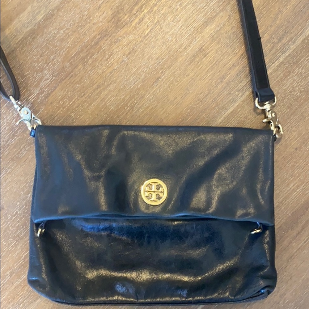 Tory Burch soft black leather convertible purse - Picture 12 of 15